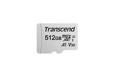 Карта памяти MicroSD 512GB Class 10 U3 A1 Transcend TS512GUSD300S-A (TS512GUSD300S-A)