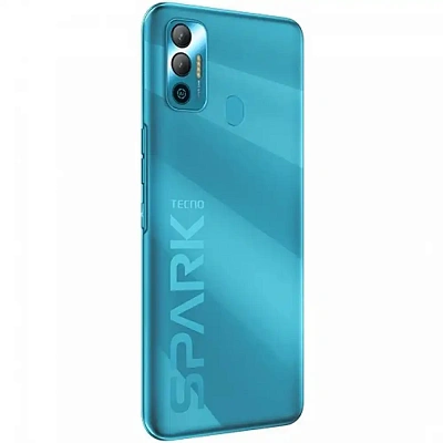Смартфон Tecno Spark 7, 4/64GB, Morpheus Blue (KF6N/64GB/MORPHEUS BLUE)