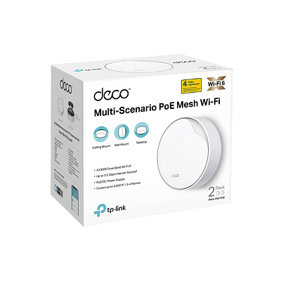 Беспроводная MESH-система Wi-Fi TP-Link Deco X50-PoE(2-pack) (Deco X50-PoE(2-pack))