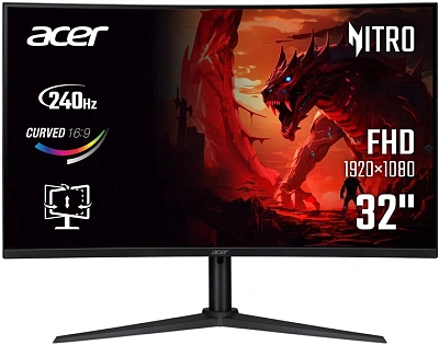 Монитор Acer Nitro XZ320QW0bmiiphx 31.5" - Black (UM.JX0EE.005)