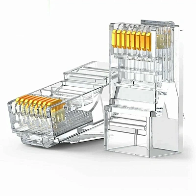 Коннектор UGREEN RJ-45 (UTP) CAT 5e, 100шт., NW110 (50246)  (50246_100)