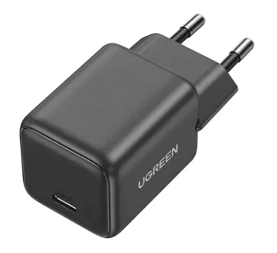 Зарядное устройство на 1xUSB C, 20W, QC4.0/PD3.0, Gan X, серый, X512 (55528)