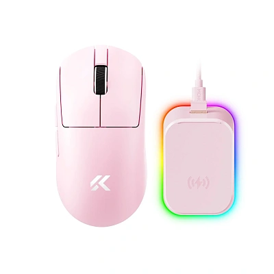 Мышь MCHOSE A7 V2 Ultra Plus, Rose Red, TTC Gold Switch (MC-A7V2-11)