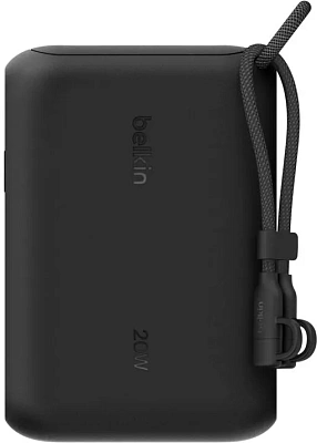 Портативный внешний аккумулятор Belkin 10k PD20W Power Bank with Display, Black (BPB027HQBK)