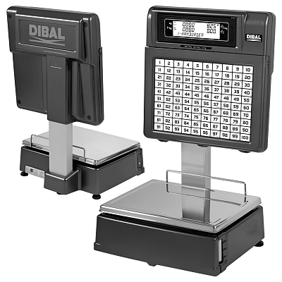 Весы DIBAL M/T серия 500 (100,150,208 K) 6/15 кг со стойкой с WiFi ()