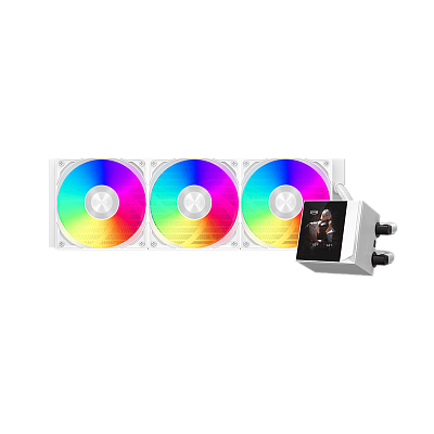 Водяное охлаждение для CPU PCCooler DC360 Pro ARGB Display Белый (DC360 Pro ARGB Display WH)