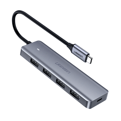  USB Хаб портов UGREEN CM219 4-Port USB3.0 Hub (70336)