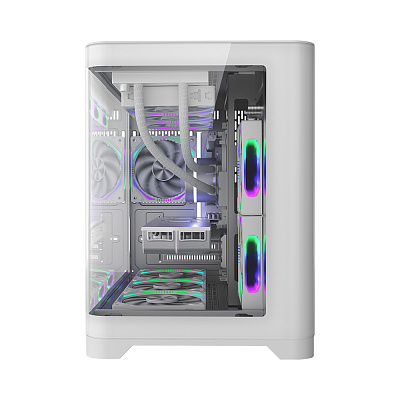 Компьютерный корпус 1STPLAYER UV6 WHITE (UV6-WH-2FC7R-W-1FC7-W)