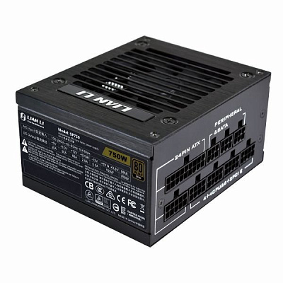Блок питания Lian Li  750W, SP750 V2 Gold, Full Modular, 80+ GOLD, Черный (G9P.SP0750G.B000.EU)