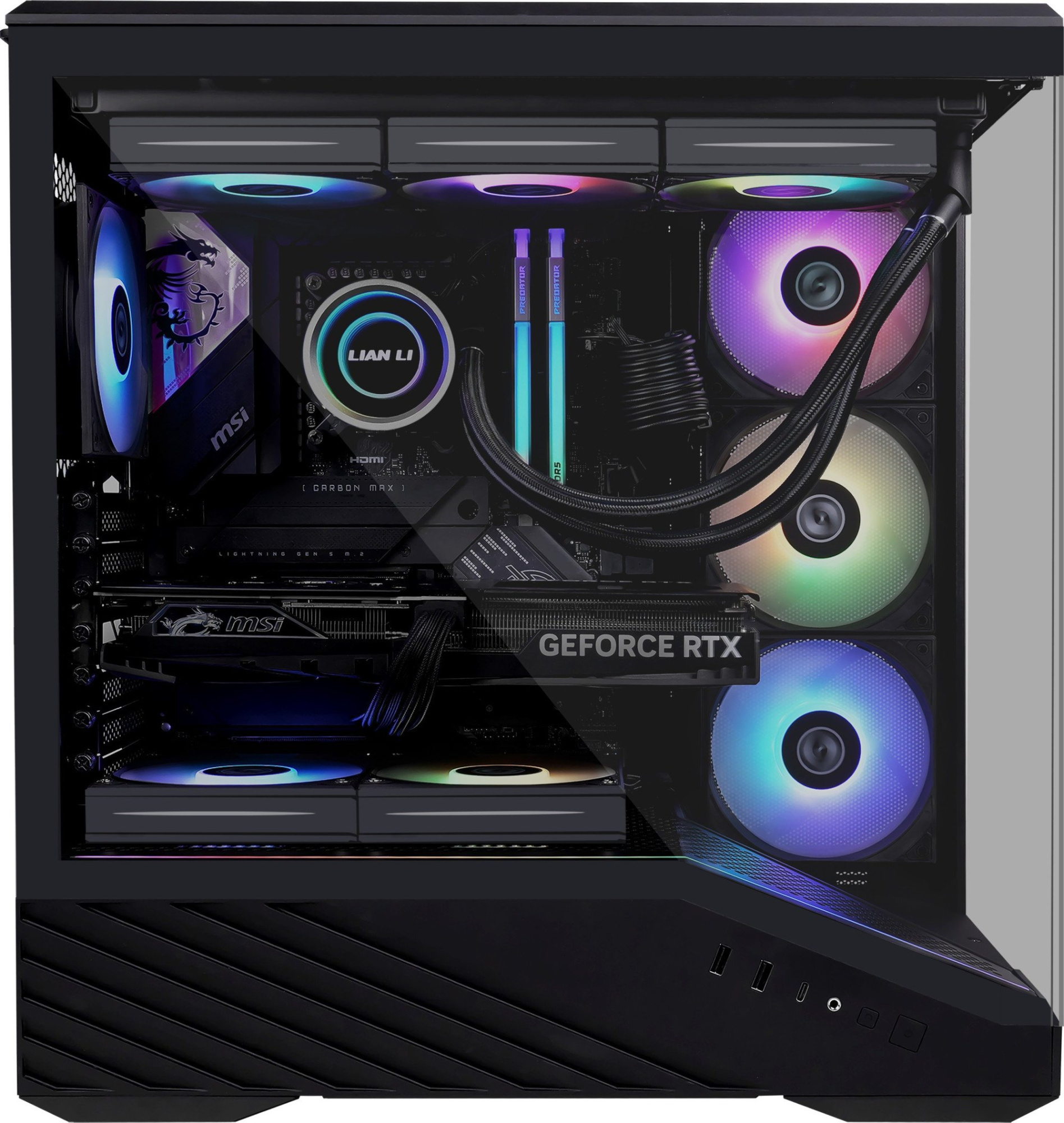 Корпус Lian Li Vector V100RX Black (G99.V100RX.01)