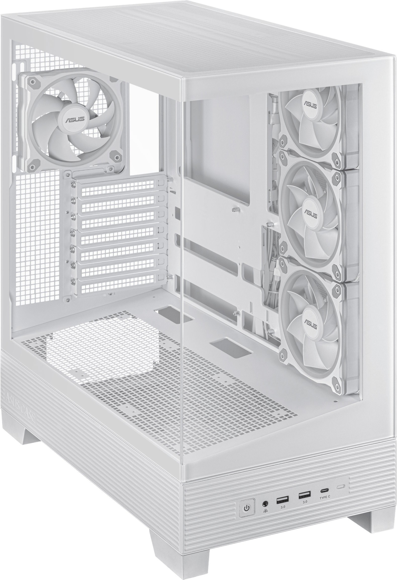 Корпус ASUS A31 PLUS, WHITE (A31 PLUS TG ARGB WHITE)