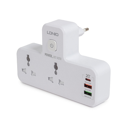 Сетевой фильтр LDNIO Universal SC2311 2 розетки 2 (SC2311)