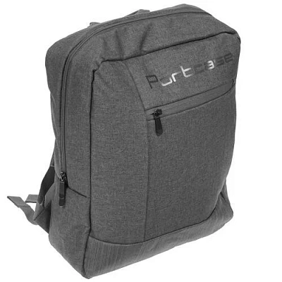 Рюкзак для ноутбука 15.6" Portcase KBP-132 GR, Gray, Полиэстер (KBP-132 GR)