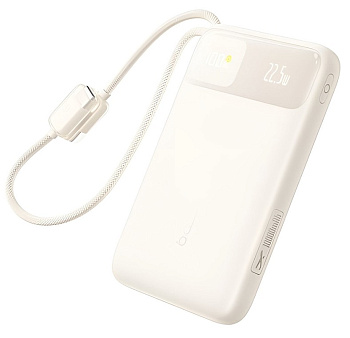 Портативный внешний аккумулятор Baseus EnerFill FC11, 20000mAh - Beige (E0027S05)