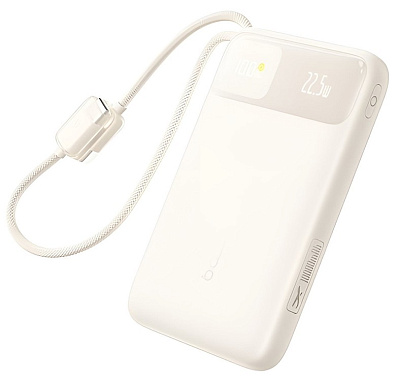 Портативный внешний аккумулятор Baseus EnerFill FC11, 20000mAh - Beige (E0027S05)
