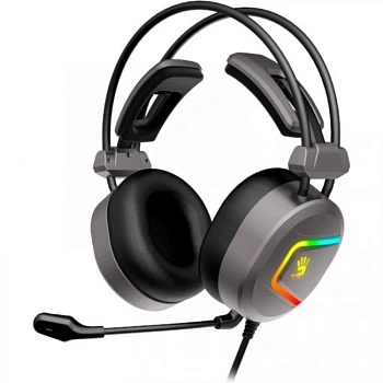 Гарнитура A4Tech Bloody MC750 2.2m, LED, Grey (MC750/GREY)