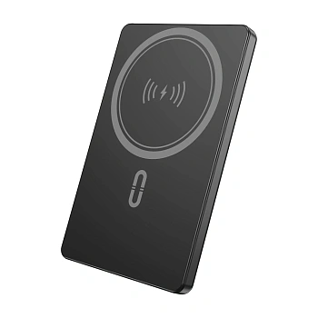Портативный внешний аккумулятор Power Bank ARG 5000mAh Black Wireless ARGWB50 (ARGWB50)