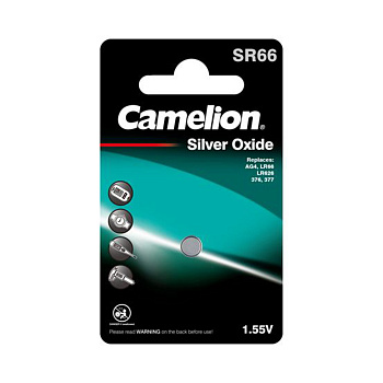 Батарейка CAMELION Silver Oxide SR66-BP1(0%Hg) (SR66-BP1(0%Hg))