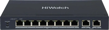 Коммутатор HiWatch DS-S1008P PoE (DS-S1008P)