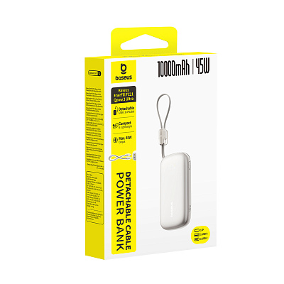 Портативный внешний аккумулятор Baseus EnerFill FC21 Qpow 3 Ultra, 10000mAh 45W - Titanium (E0027Q01)