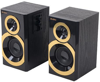 Колонки SVEN SPS-619, черный-золотой (SV-0120619GD)