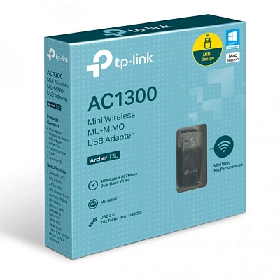 Адаптер TP-Link Wireless Archer T3U USB3.0 (ARCHER T3U(EU) V1.0)