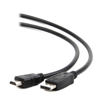 Кабель SVGA, DisplayPort to HDMI, 1.0m, Cablexpert CC-DP-HDMI-1M (CC-DP-HDMI-1M)
