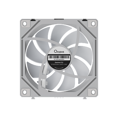 Вентилятор для корпуса Ocypus Gamma F12 UNI WH ARGB - Белый (Gamma-F12-WH1AM00U-GL)
