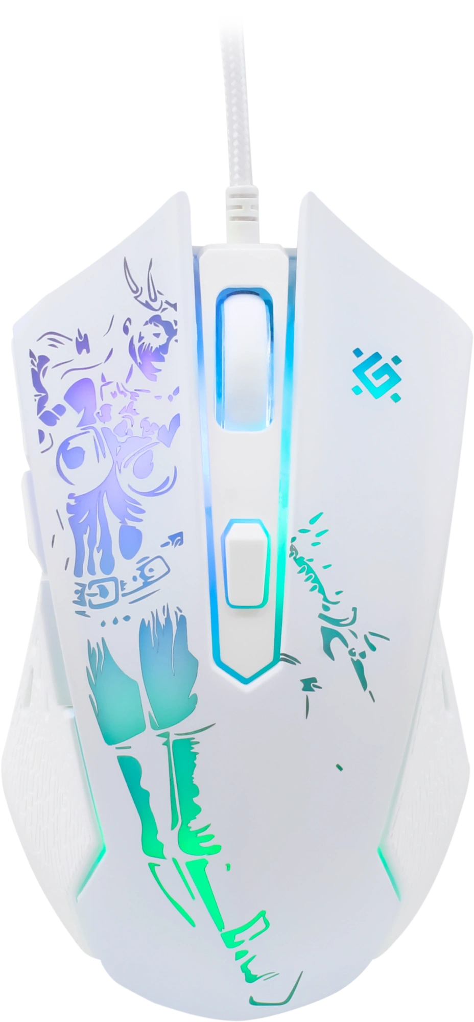 Мышь Defender Sin'Sister GM-933, White + коврик (52932)