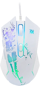 Мышь Defender Sin'Sister GM-933, White + коврик (52932)