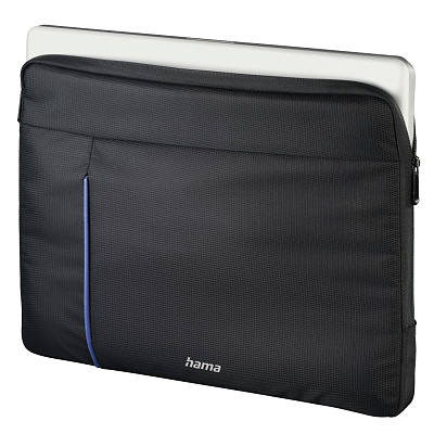 Чехол для ноутбука Hama Cape Town, 15.6", Black-blue (00216517)