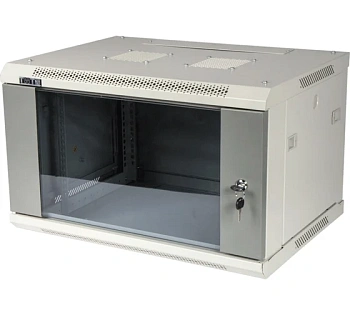 Шкаф настенный серии Pro, 6U 600x600, стеклянная дверь (TWT-CBWPG-6U-6x6-GY) Шкаф настенный серии Pro, 6U 600x600, стеклянная дверь (TWT-CBWPG-6U-6x6-GY)