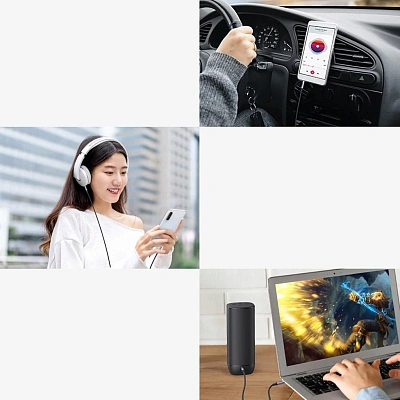 Кабель Ugreen AV183, Audio(m) 3.5mm - Audio(m) 3.5mm, 1m (10648) (UG-10648)