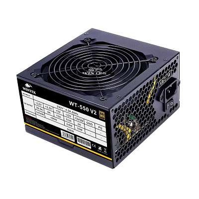 Блок питания Wintek WT-550 V2, 550W, APFC, 80+ Bronze (WT-550 V2)