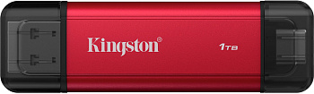 Внешний SSD диск Kingston 2TB Dual Portable Красный (SPSD/2TB)