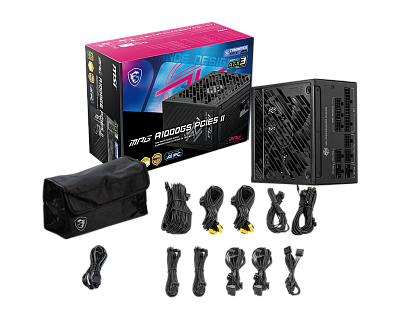 Блок питания MSI MPG A1000GS PCIE5 II (MPG A1000GS PCIE5 II)