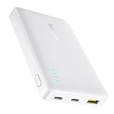 Портативный внешний аккумулятор Baseus EnerFill FP21, 10000mAh 22.5W - White (P1008210D213-00)
