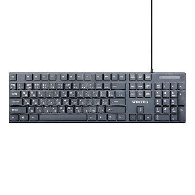 Клавиатура Wintek WS-KB-123, чёрная (WS-KB-123)
