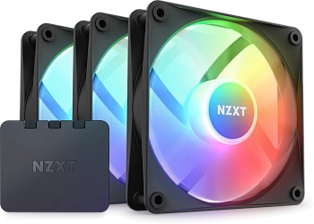 Комплект кулеров для компьютерного корпуса NZXT F120 RGB Core Black 3в1 (RF-C12TF-B1)