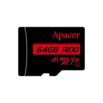 Карта памяти Apacer AP64GMCSX10UB-RA 64GB (AP64GMCSX10UB-RA)