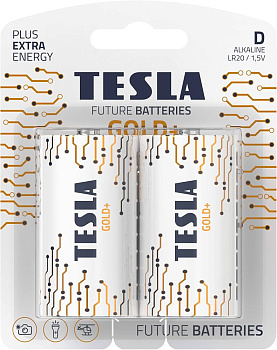 Батарейки TESLA BATTERIES GOLD+ D 2 PCS (GOLD+ D 2 PCS)