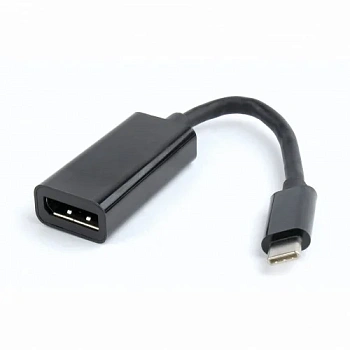 Переходник USB Cablexpert A-CM-DPF-01, USB Type-C/DisplayPort, 15см, пакет (A-CM-DPF-01)