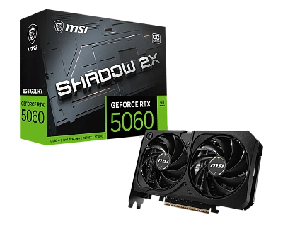 Видеокарта MSI GeForce RTX 5060 8G SHADOW 2X OC MAX (G5060-8S2CM)