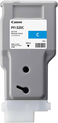 Чернила пигментные Canon Pigment Ink Tank PFI-320 CYAN  (2891C001AA)