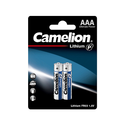Батарейка CAMELION Lithium P7 FR03-BP2 2 шт. в блистере (FR03-BP2)