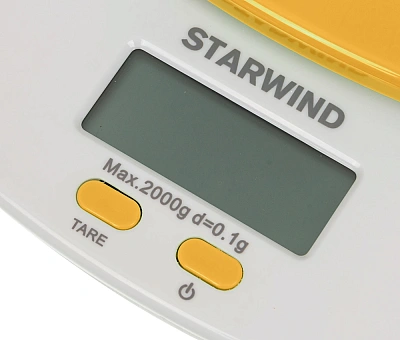Весы кухонные электронные Starwind оранжевый (SSK2158)