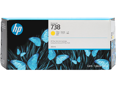  Картридж HP 738 желтый (676M8A)