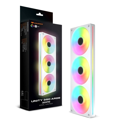 Комплект кулеров для компьютерного корпуса Cougar Unity360-RW ARGB (CF-UN360FW-RGB)