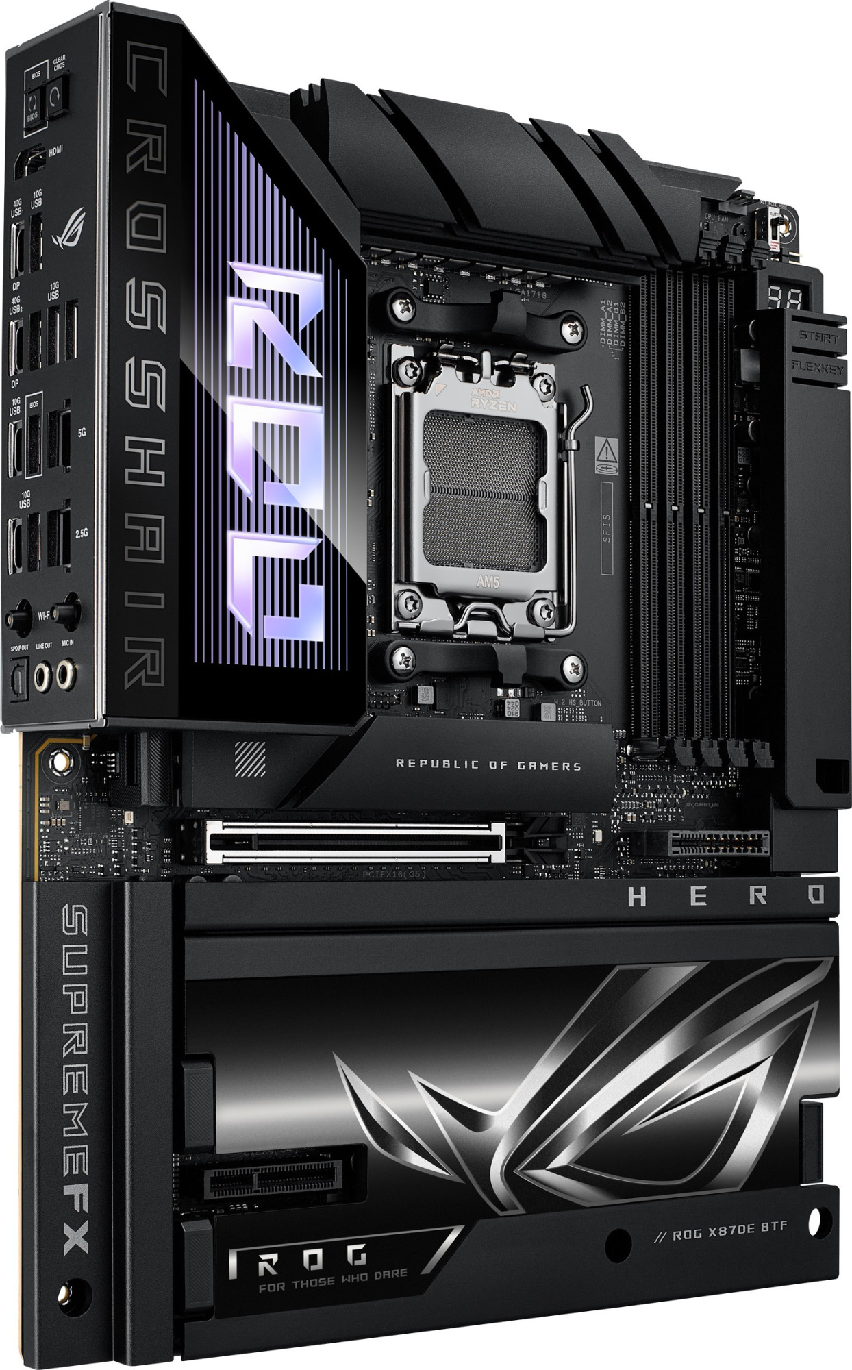 Материнская плата ASUS ROG CROSSHAIR X870E HERO BTF (ROG CROSSHAIR X870E HERO BTF)