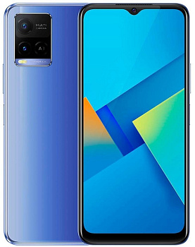 Смартфон vivo Y21, 4/64GB, Metallic Blue (V2111 СИНИЙ МЕТАЛЛИК/МЕТАЛЛДЫ КӨК)